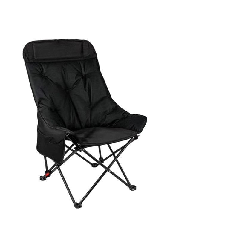 户外多档调节加厚高背月亮椅多档加棉躺椅可坐可躺露营野餐月亮椅详情图5