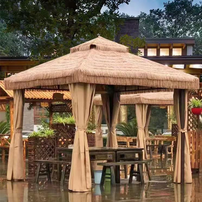 Star Outdoor Pavilion, Villa courtyard, garden, farmhouse, yard, thatched shed, small wooden house, straw outdoor pavilion, thatched pavilion
