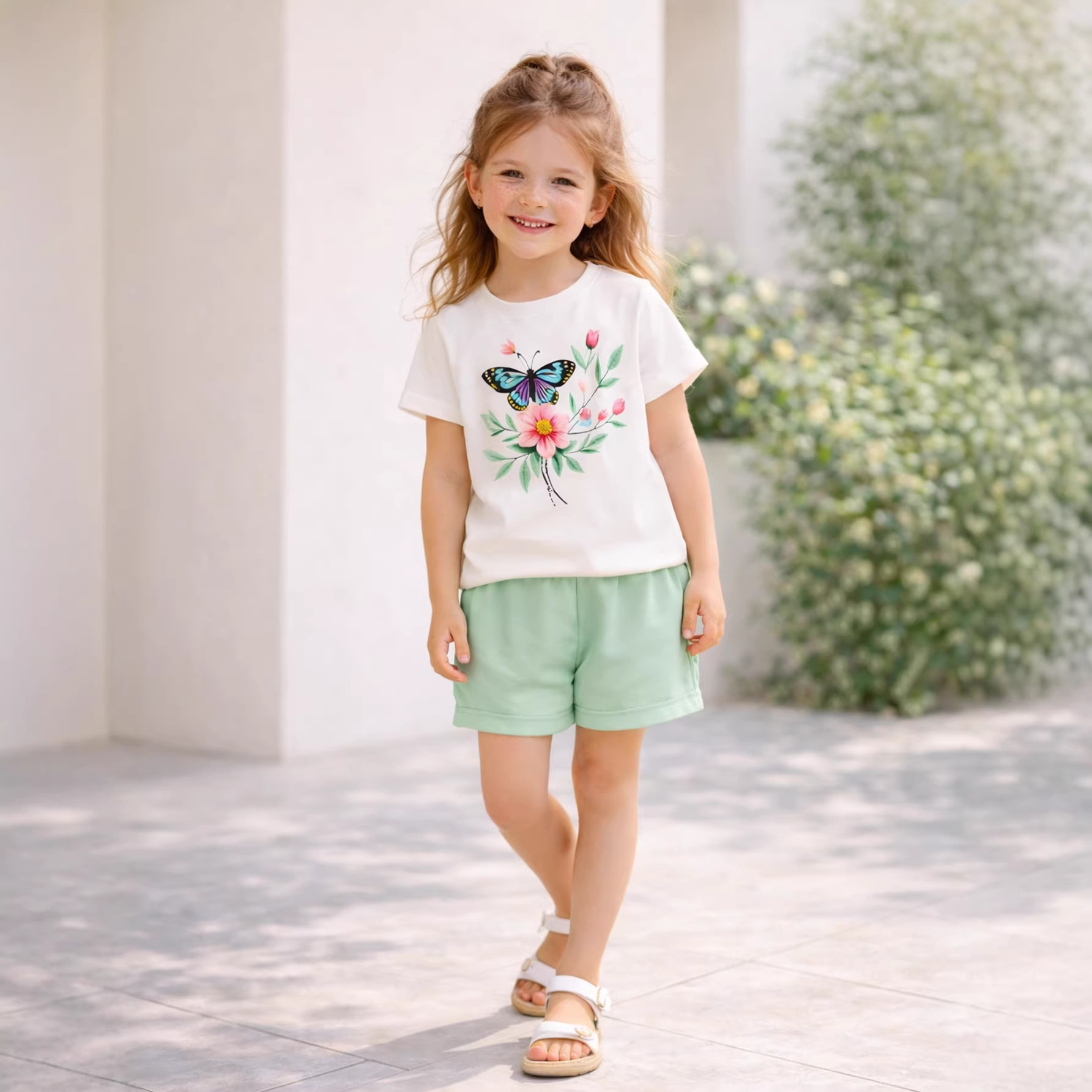 童装女童短袖韩版/短袖/衣服儿童短袖韩版/短袖清仓/短袖儿童细节图