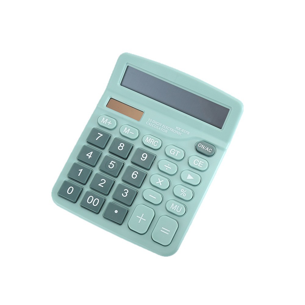 KK-837S high-appearance-level calculator, office financial accounting desktop, student portable solar calculator Item Picture