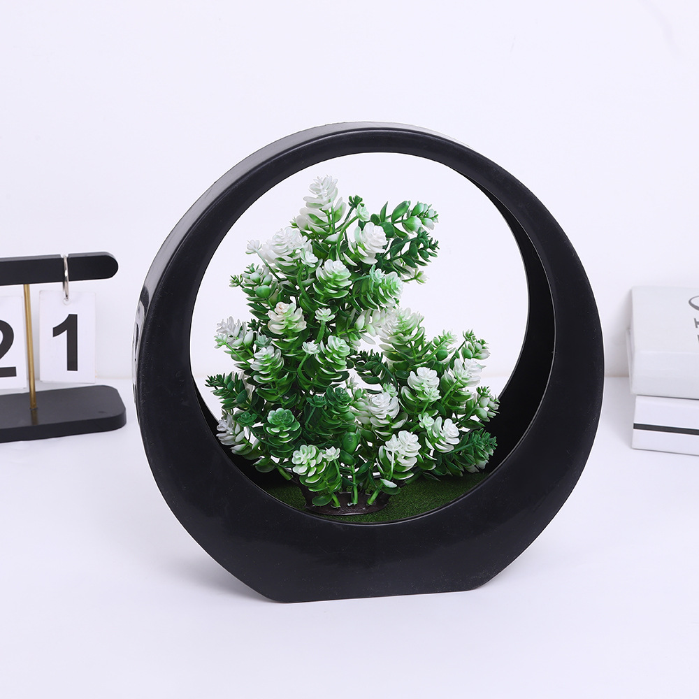 Venta directa de fábrica simulación floral accesorios macetas miniatura paisaje simulación plantas bonsai paisaje decoración accesorios Item Picture