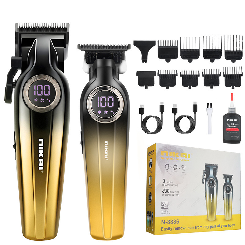 理发器电推剪/电推剪/电推剪理发店专用/vgr-695/电动理发推子白底实物图