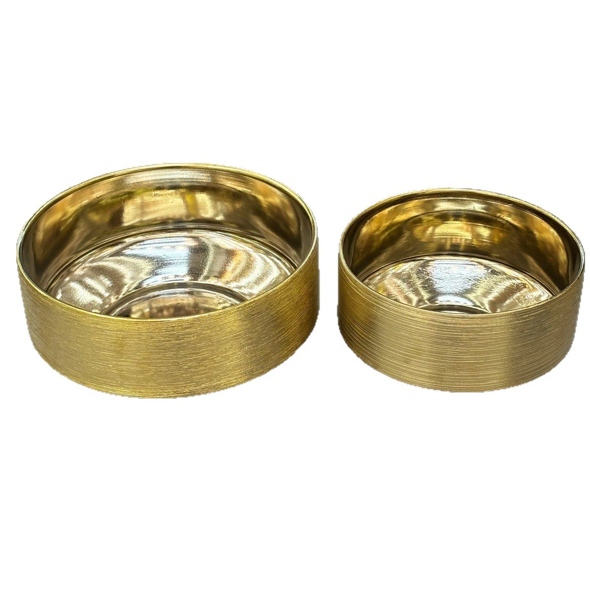 Hand-brushed horizontal gilded wide-mouth flowerpots for growing green plants in the living room of villas, bulk purchase for soft furnishings Item Picture