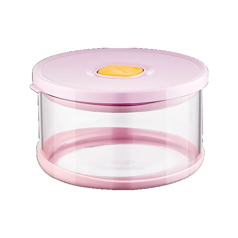 Xilake ultra-light glass lunch box can be heated in a microwave oven. It is a high borosilicate sealed box for student bento and office workers to keep food fresh Item Picture