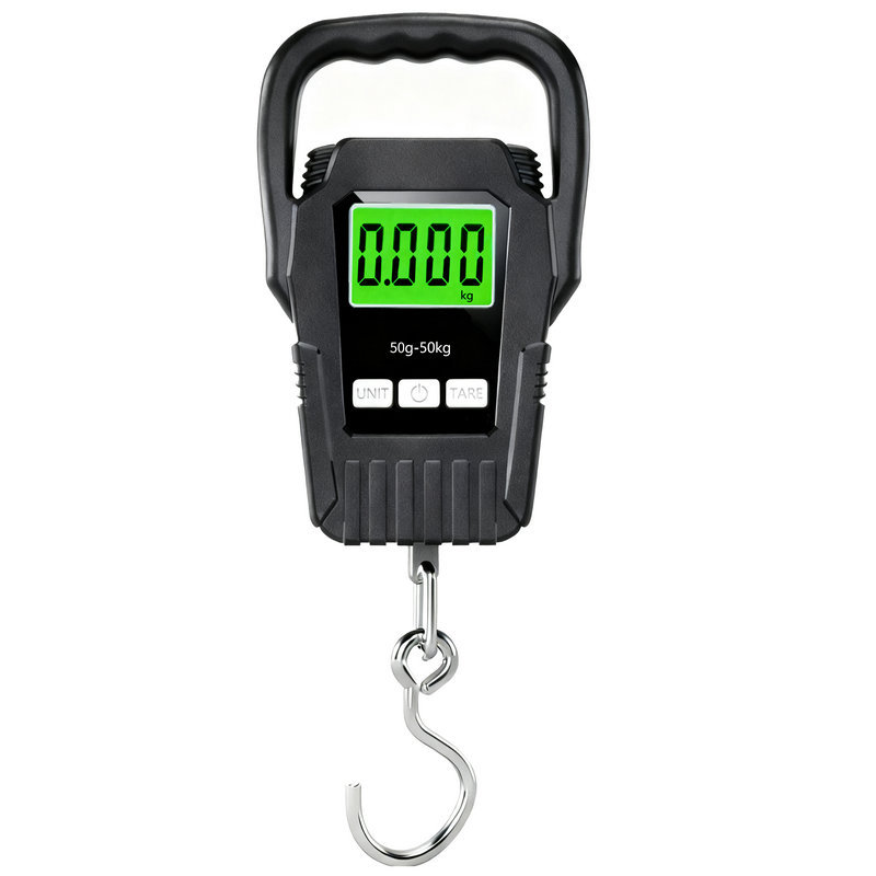 Household spring scale, high-precision 50kg electronic hanging scale, hanging platform scale, electronic fishing hook, industrial hanging scale, crane scale Item Picture