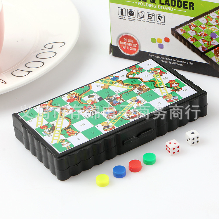 儿童玩具游戏棋 蛇棋蛇梯棋速卖通赠品货源 互动亲子娱乐教育细节图