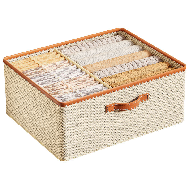 Clothing storage box, foldable underwear storage box, wardrobe classification and organization storage box, a household clothing and pants storage wonder Item Picture