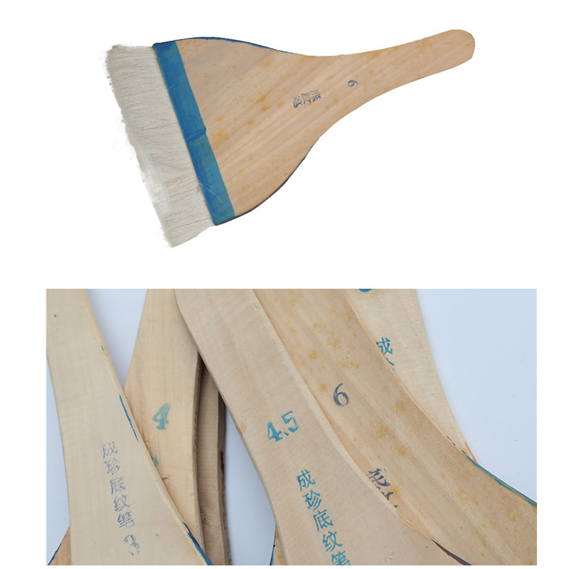 Chengzhen background pattern brush, brush, bristle brush, fine brushwork, goat hair brush, watercolor, gouache, wool brush, background pattern brush Application Scenario