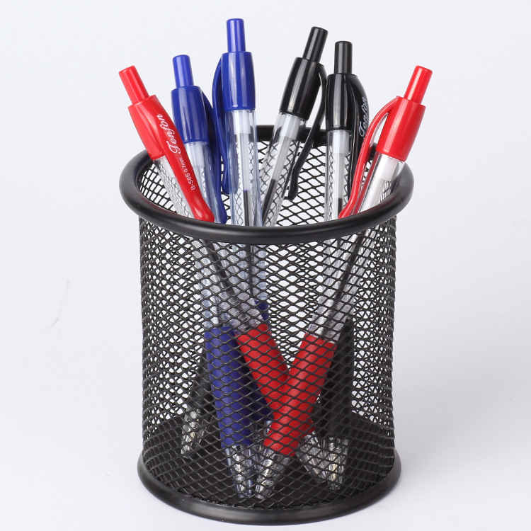 Foreign trade version transparent ballpoint pen press plastic ballpoint pen 586 three-color ballpoint pen Item Picture