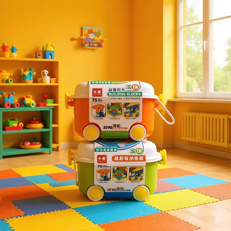 儿童玩具收纳箱/玩具书收纳柜细节图