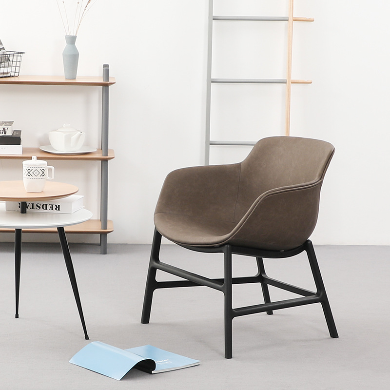 Nordic Star casual chair, backrest, home dining chair, simple bedroom, living room, desk, negotiation chair, fabric single sofa chair Application Scenario
