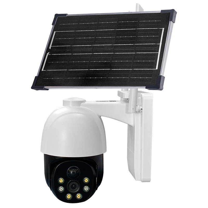 foozoc无线太阳能监控摄像头低功耗高清防水监控摄像机智能