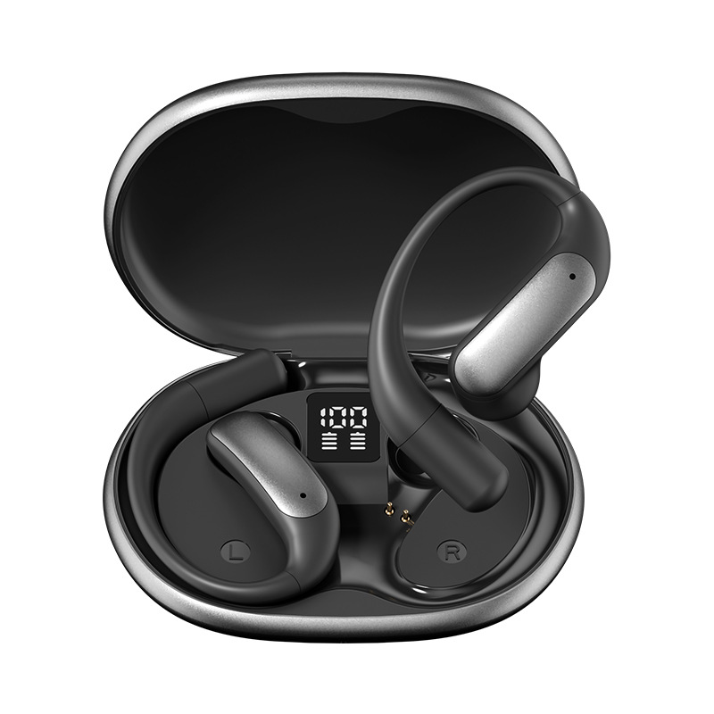 New product M129 Private mold OWS digital display non-in-ear Bluetooth headphones noise-cancelling wireless ear-hook smart headphones factory Item Picture