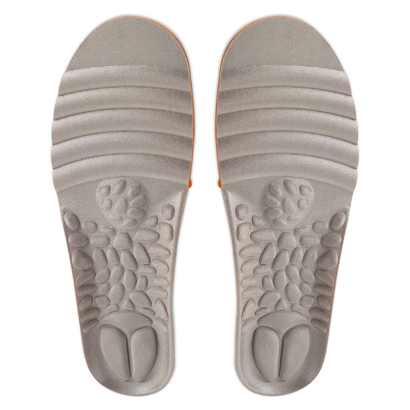 Wholesale sports insoles for men and women, summer breathable, sweat-absorbing, deodorizing, highly elastic, shock-absorbing, thickened, basketball insoles that won't cause fatigue even after standing for a long time Item Picture