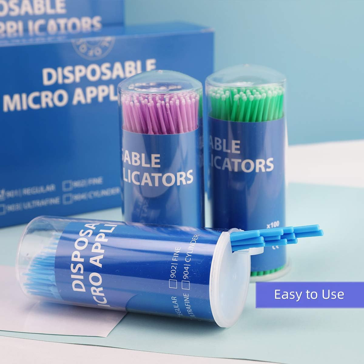 Cross-border exclusive dental disposable applicator sticks, multi-color small brushes, micro applicators, mascara brushes, oral brushes Application Scenario