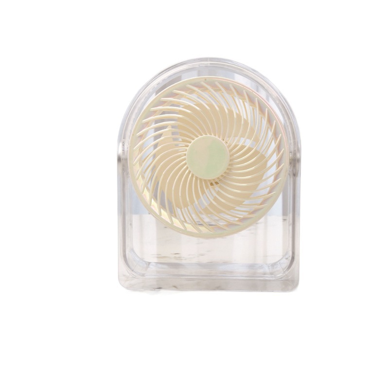 Wholesale of new cross-border minimalist desktop small fan with strong wind power, cool USB plug-in electric fan for summer office Item Picture