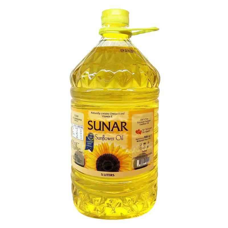 Suna Sunflower Oil is imported from Turkey in 1.5l and 5L packages