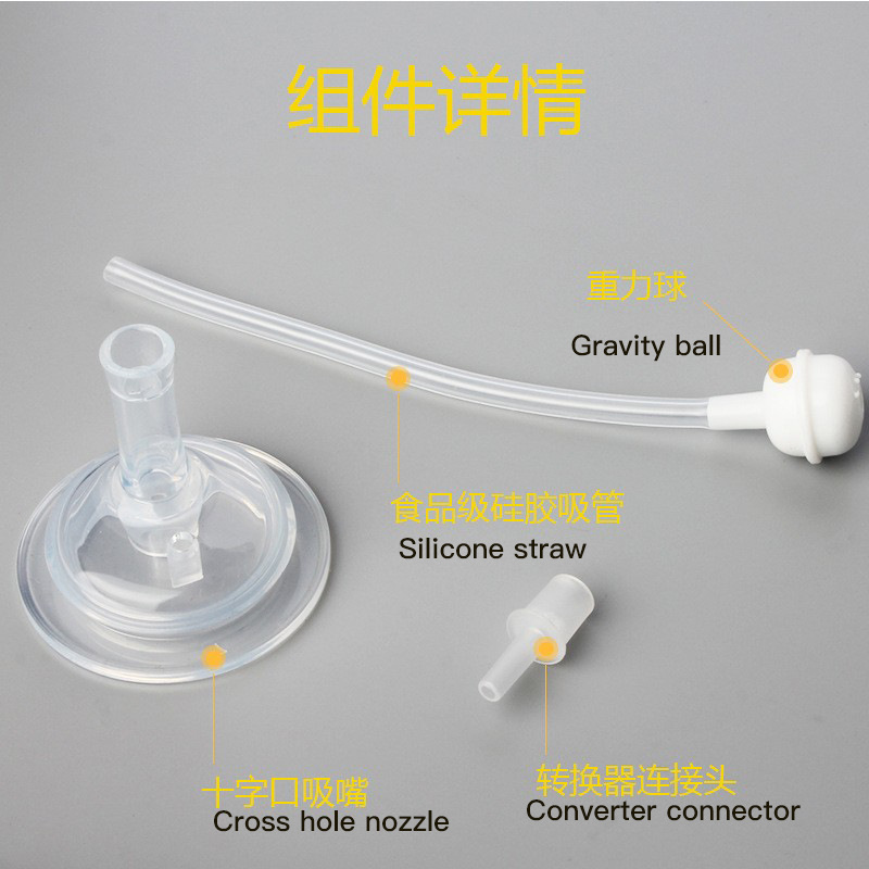 奶瓶转换嘴通用吸嘴防呛奶嘴宝宝喂养配件细节图