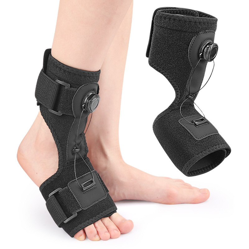 New rotary knob foot support, sports ankle guard, steel wire rope adjustable fixed brace, sports ankle guard, orthodontic device