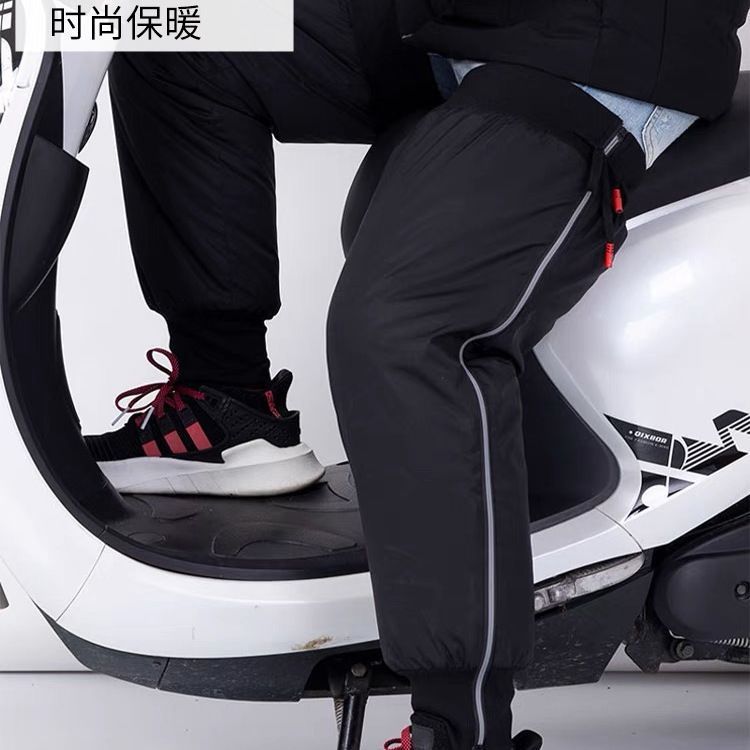 Electric bike and motorcycle knee pads for warmth, winter cycling, knee protection against cold and wind, leg protection wonder for both men and women Specification image
