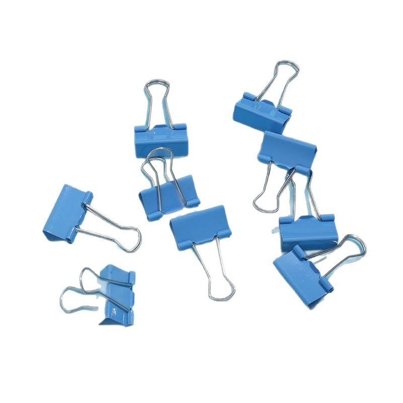 New color long-tail clip storage, dovetail clip, office stationery and document storage clip set, clip manufacturer wholesale Item Picture