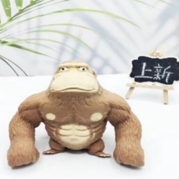 大猩猩玩具拉拉乐沙子动物整蛊乐玩偶猩猩造型细节图