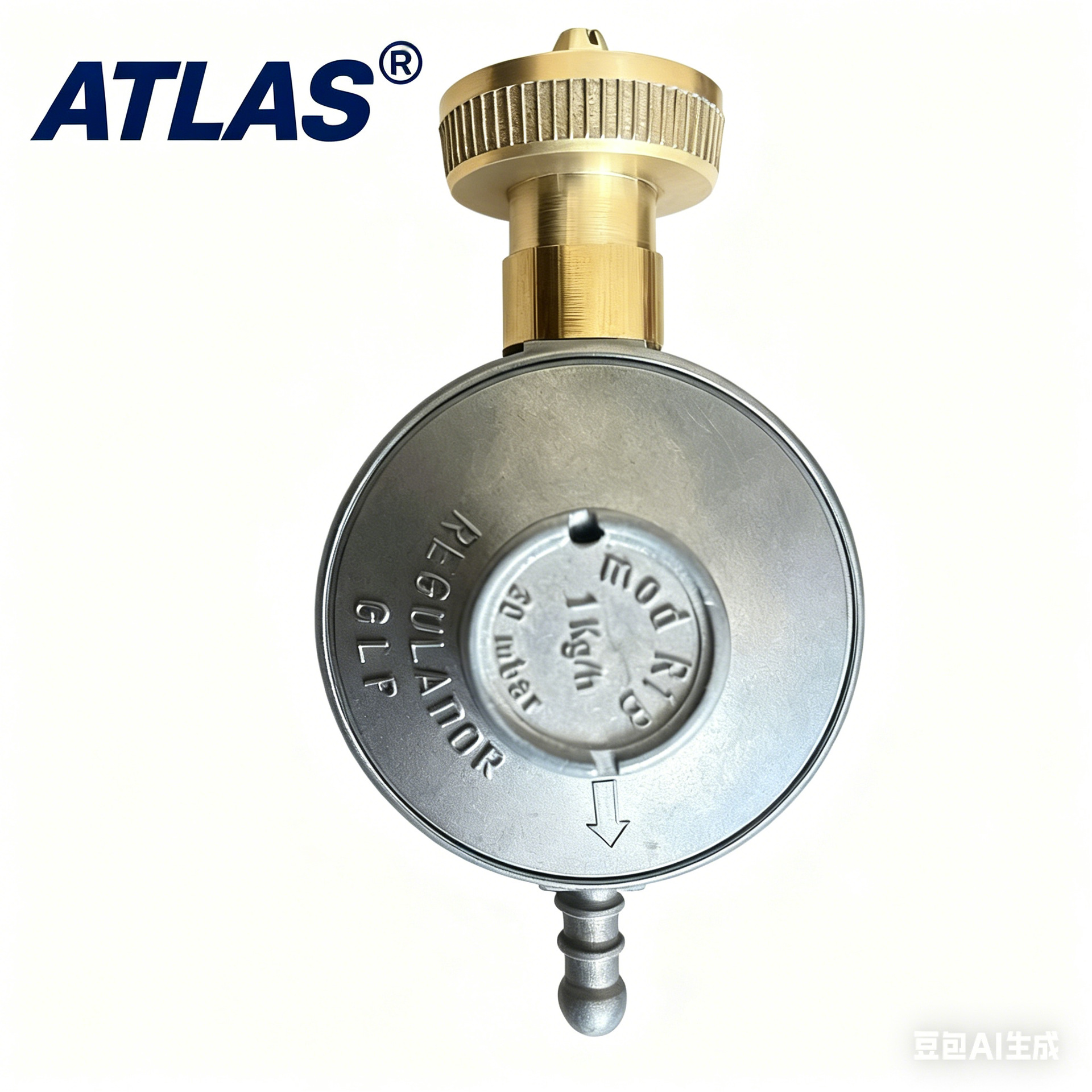 厂家直销ATLAS户外便携式液化气减压阀 22#铝合金调节阀外贸专用