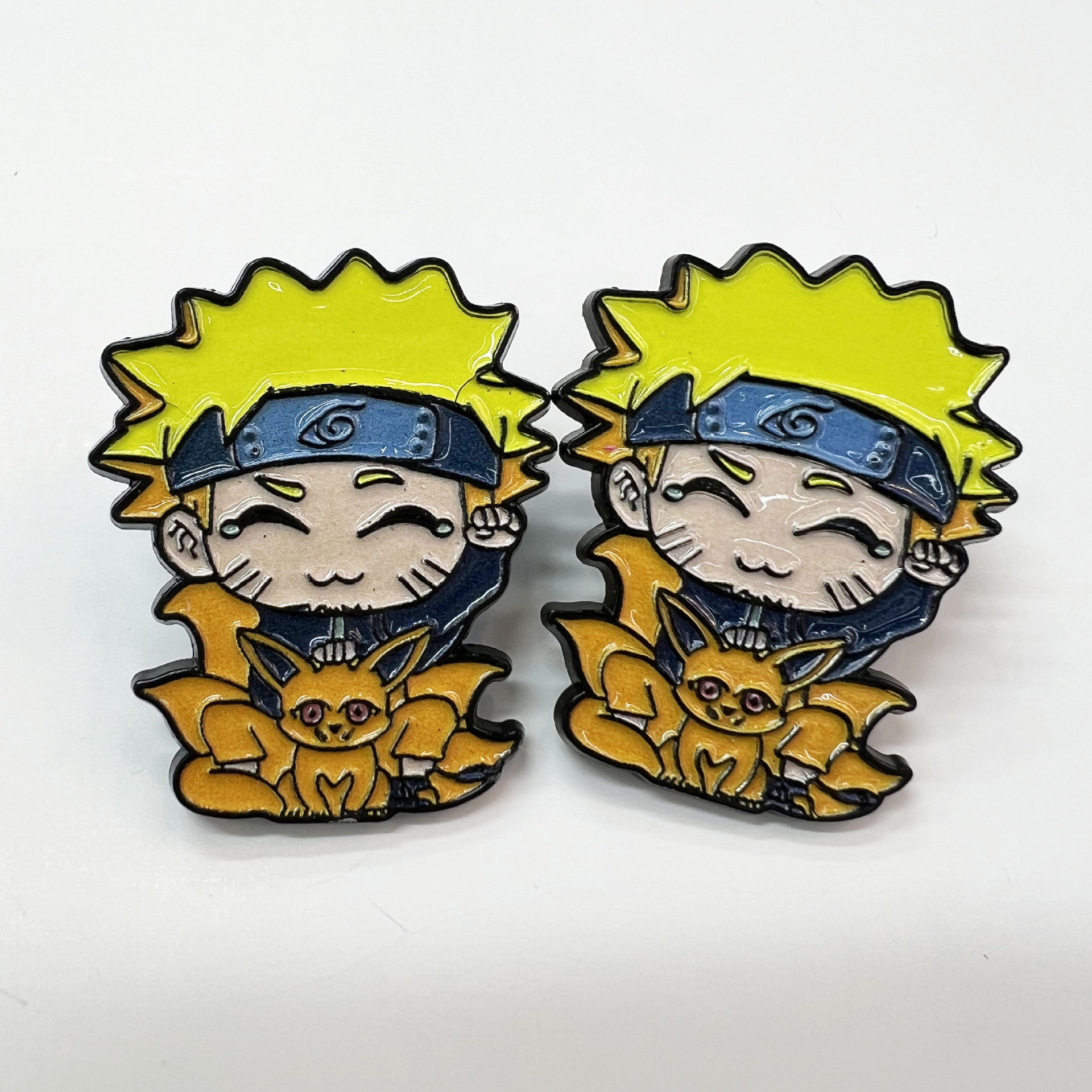 卡通动漫火影忍者周边合金徽章动漫人物周边背包装饰合金别针定制产品图