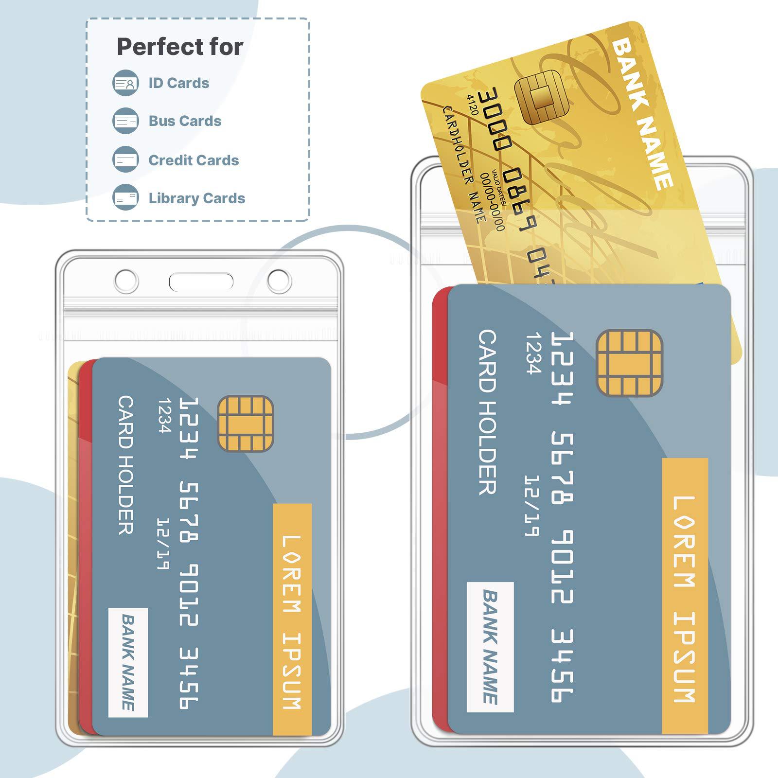 Jinwang Foreign Trade's best-selling waterproof ID card holder, soft pvc transparent name tag, student card holder, brand protection card holder Application Scenario