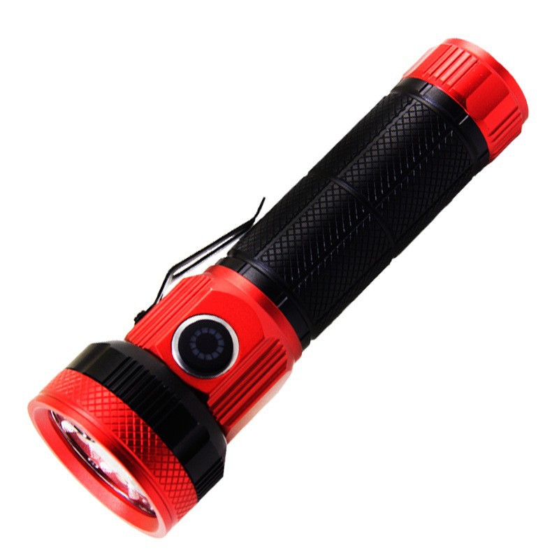 Cross-border new product: Pailide high-intensity multi-lamp flashlight, high beam and low beam, aluminum alloy long-range white laser flashlight 4+1 Item Picture