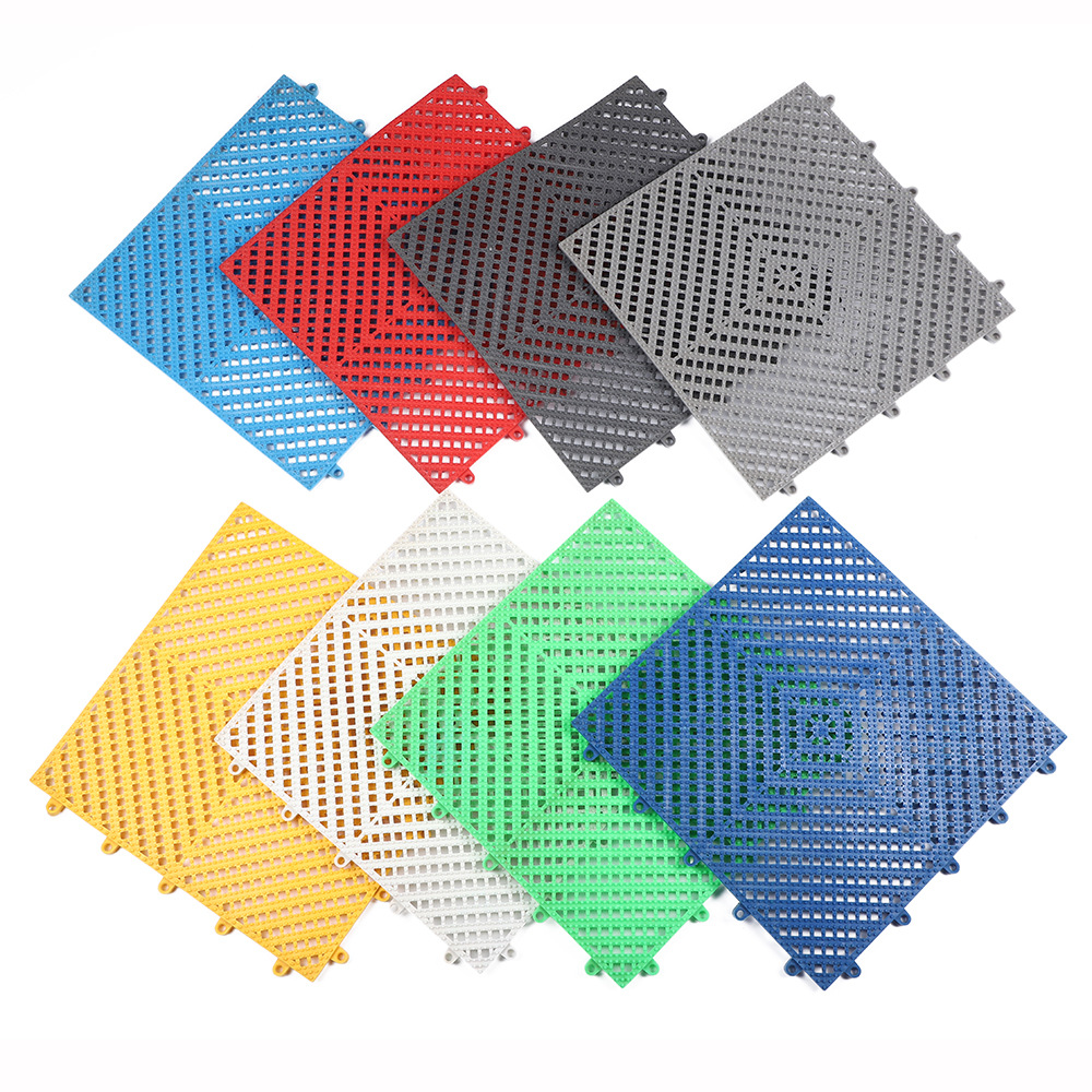 The bathroom is equipped with thickened PVC anti-slip floor MATS for bathing, waterproof foot MATS for toilets and swimming pools, and can be spliced with hydrophobic floor tiles Item Picture