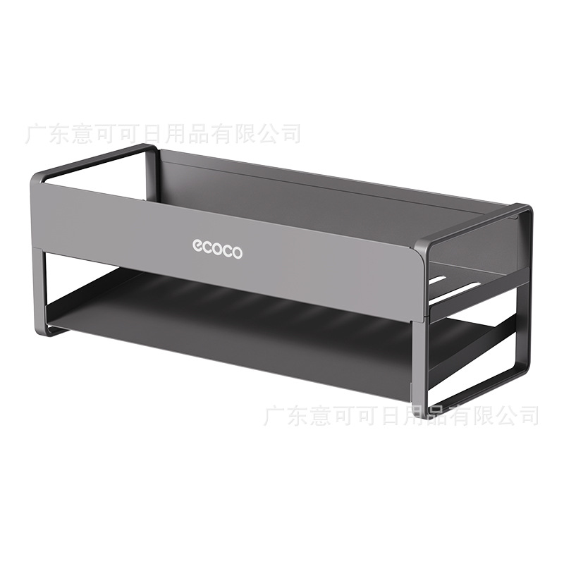 Kitchen sink rack, sponge, white cleaning cloth, detergent storage rack, countertop, rag rack, sink and drain rack Item Picture