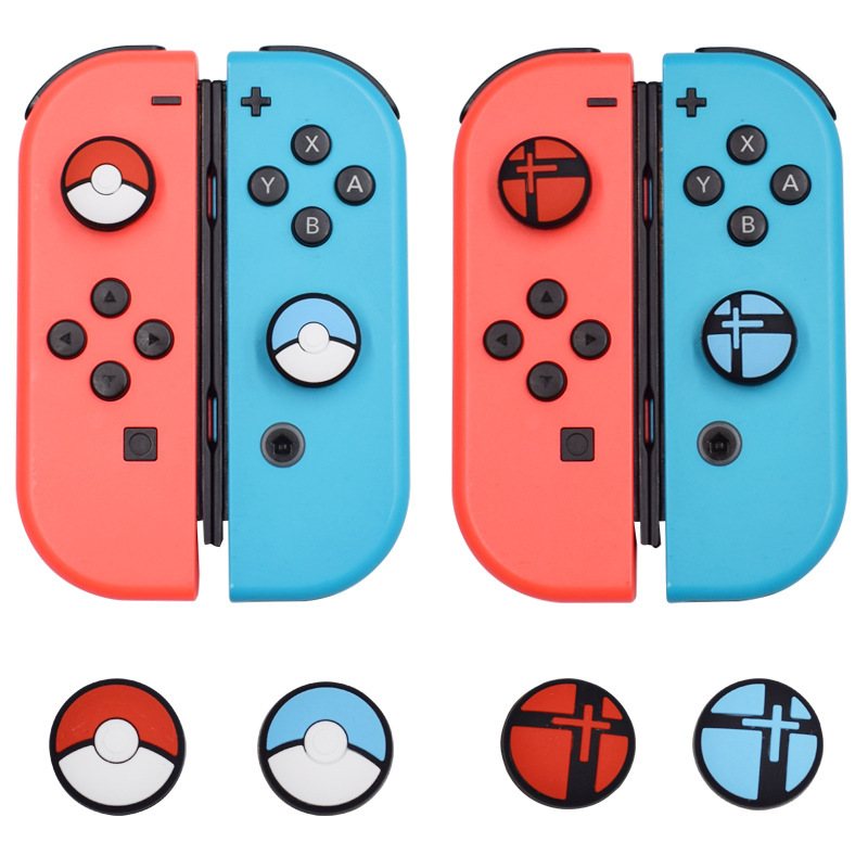 Aplicable nintendo Switch silicona cap switch gamepad llave cap switch oled rocker protector cap Application Scenario