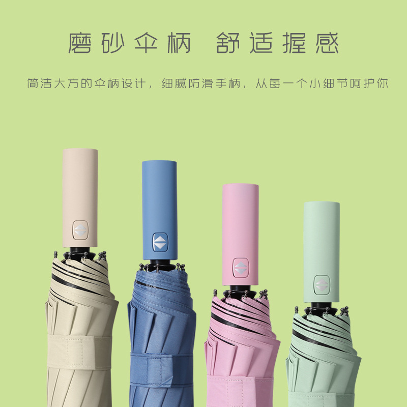 Folding 12-bone fully automatic umbrella for men, large size, double for women, suitable for both sunny and rainy days, sunshade, sun protection and UV protection details Picture