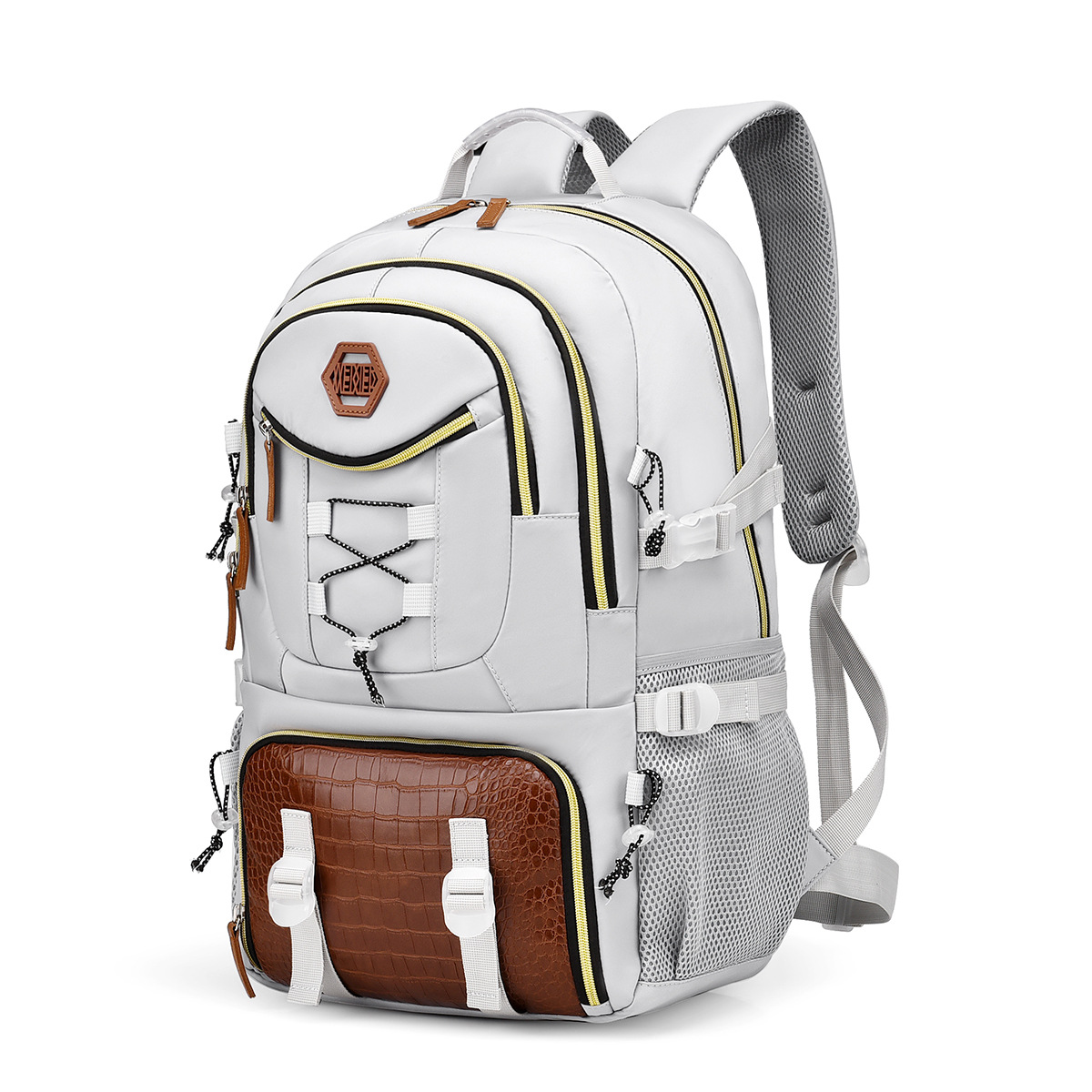 New high-appearance level casual backpack, large-capacity high-end travel bag, hiking bag, Oxford fabric backpack