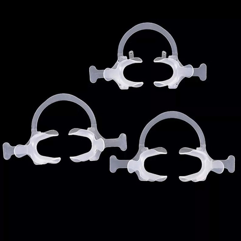 Cross-border exclusive dental mouth opener, high-temperature and high-pressure sterilized C-shaped mouth opener with handle, oral dental buccal retractor details Picture
