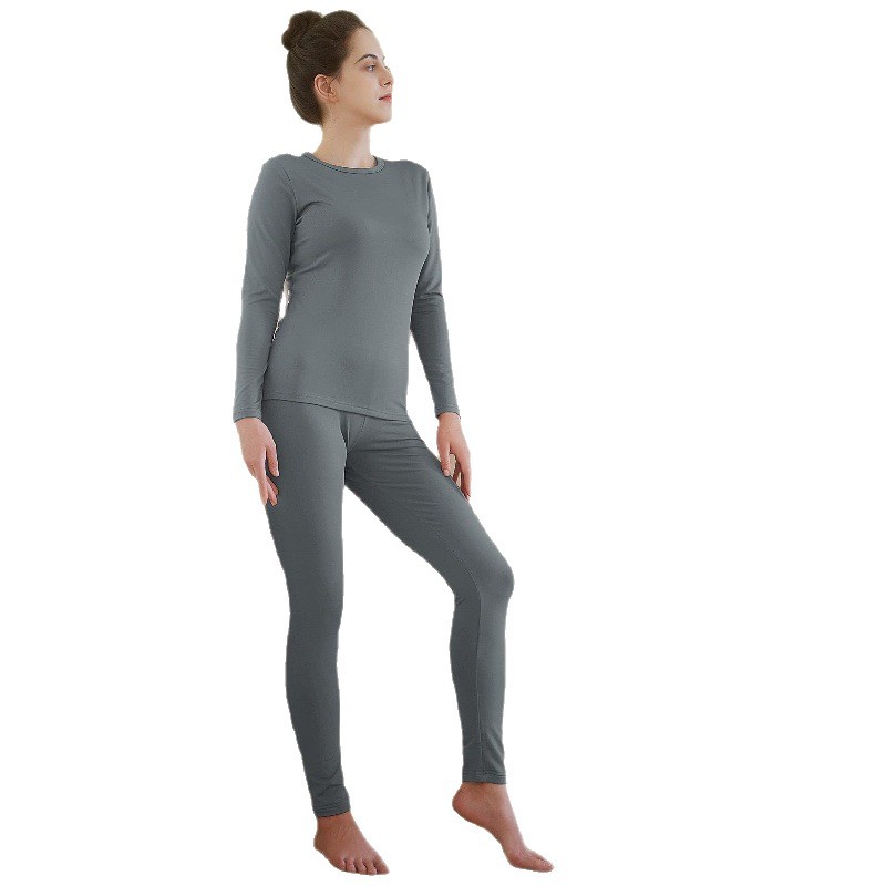 A cross-border bestseller, a two-piece set of soft and cold-resistant long thermal underwear for women in spring, autumn and winter Item Picture