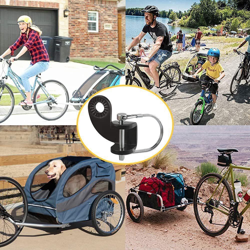 Bebé mascotas accesorios remolque de bicicleta cabezal de tracción remolque de bicicleta acoplador de remolque Application Scenario