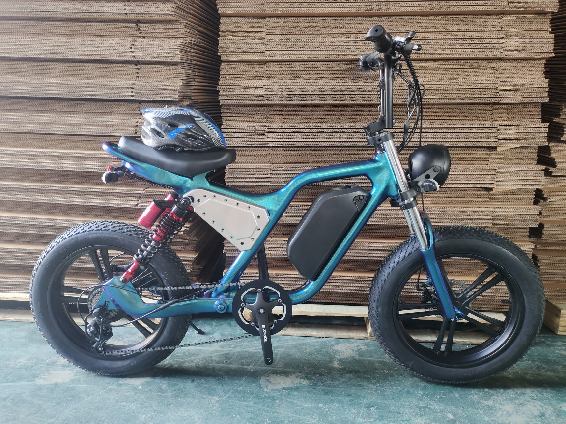 20-inch lithium battery-powered mountain biking, adult variable speed, male and female student off-road electric racing bike riding