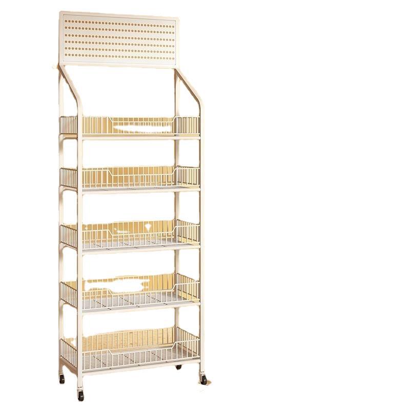 Convenience store supermarket shelves, storage racks, small store movable shelves, display racks, floor-standing multi-layer display racks Item Picture