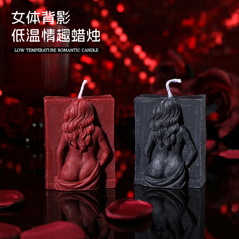 Cross-border low-temperature candles, 42 degrees, women's body silhouette scented candles, birthday warm and romantic couple gifts, fragrance