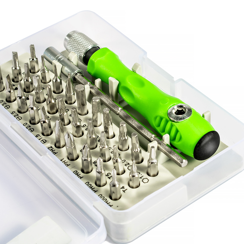 32-in-1 watch and mobile phone disassembly, assembly and repair household 7389 hardware tools Multi-purpose screwdriver set details Picture