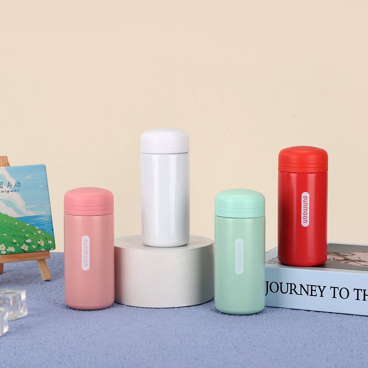 New mini insulated cup for girls, 304 stainless steel cup, high appearance level, portable pocket cup, gift advertisement water cup details Picture