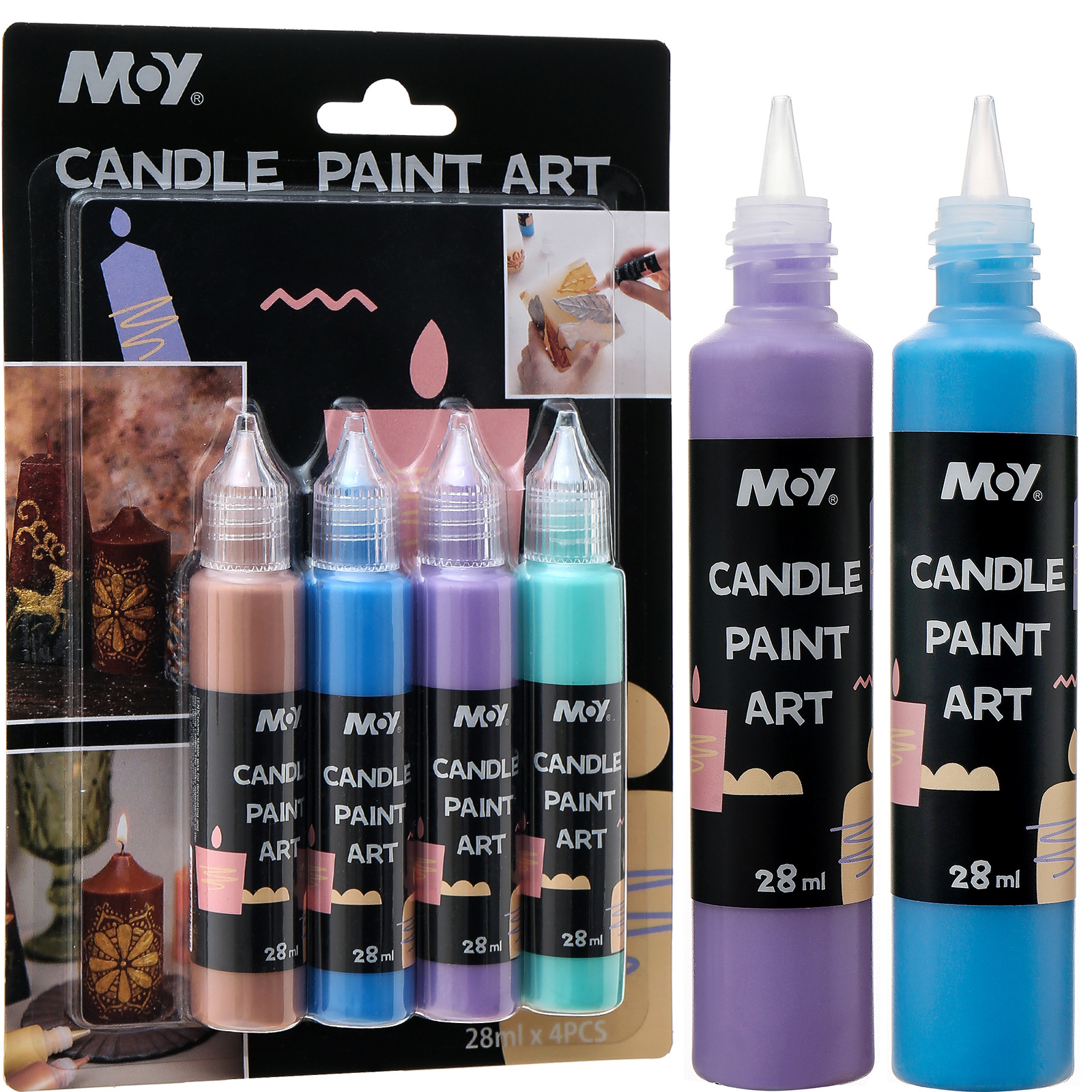 Candle paintbrush special paint, children's DIY aromatherapy, washable, smokeless, flammable, 3D outlining and coloring, party decoration Application Scenario