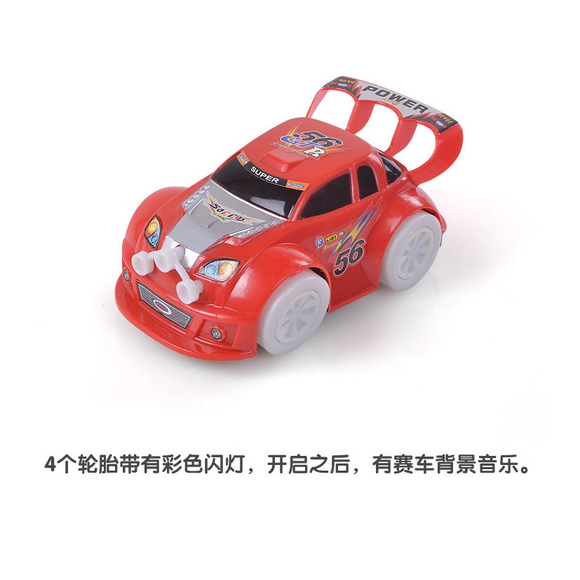 The super cool universal toy car, "Speed Star", lights up, music and electric, is selling well at the street stall. Wholesale toys Item Picture