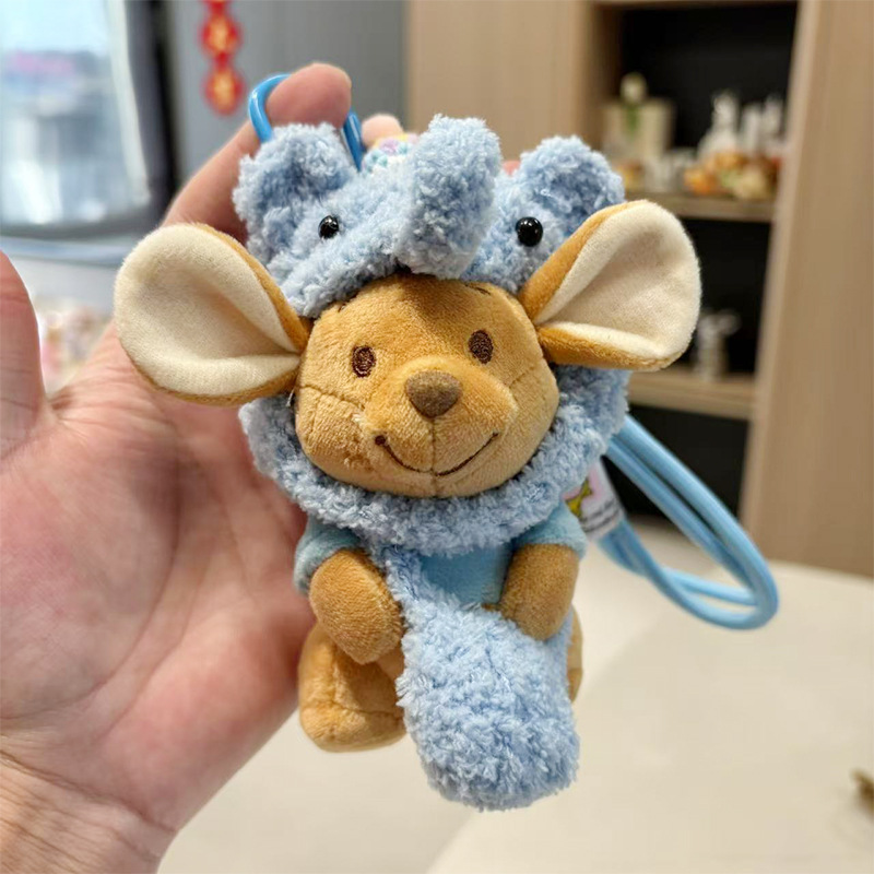 Creative little bean figurines, plush pendants, keychains, cute bags, hanging decorations, accessories, birthday gifts, claw machine dolls details Picture