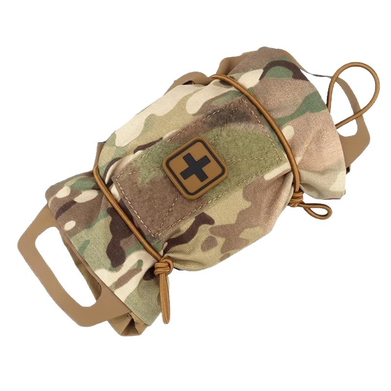 Outdoor hiking quick pull-out bag CS Tactical travel MOLLE accessory Bag Mountain climbing waist bag First aid medical kit Item Picture