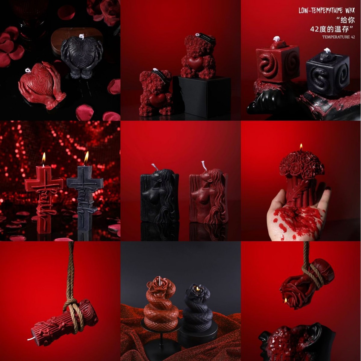 Aromatherapy shaped candles, sample links, creative trendy blind boxes, decorative items, souvenirs, cross-border physical wholesale Application Scenario