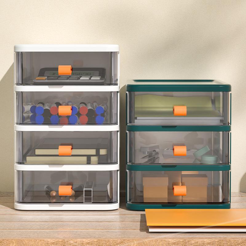 Storage box, desktop shelf, drawer-type multi-layer office storage box, storage box, desk storage and organization box Application Scenario