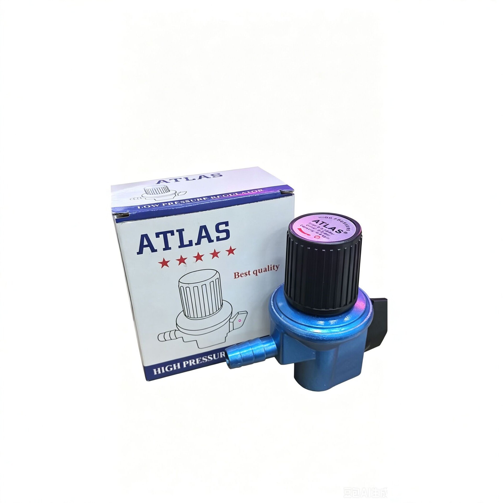 ATLAS high-pressure pressure reducing valve 20# aluminum alloy outdoor portable liquefied gas regulating valve, specially designed for foreign trade